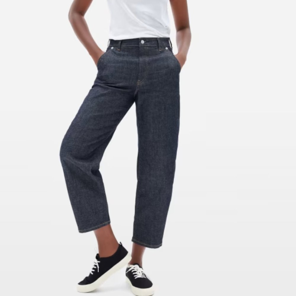 Like new Everlane "The Arc" Jean - Dark Indigo